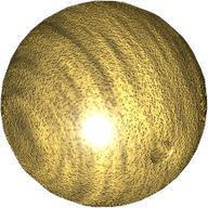 Lego Projectile, Large Figure Weapon, Zamor Sphere / Ball / Pearl Gold