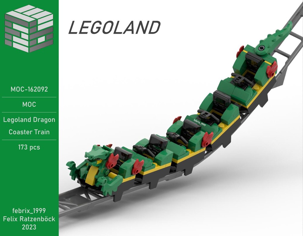 Lego Legoland Dragon Coaster Train