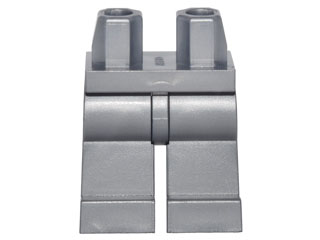 Lego Hips  and Legs Plain / Flat Silver
