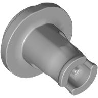 Lego Launcher Trigger, Weapon Rapid Shooter, Ridge Around Axle Hole / Light Bluish Gray