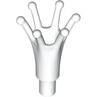 Lego Headwear Accessory Crown Long with Bar / White