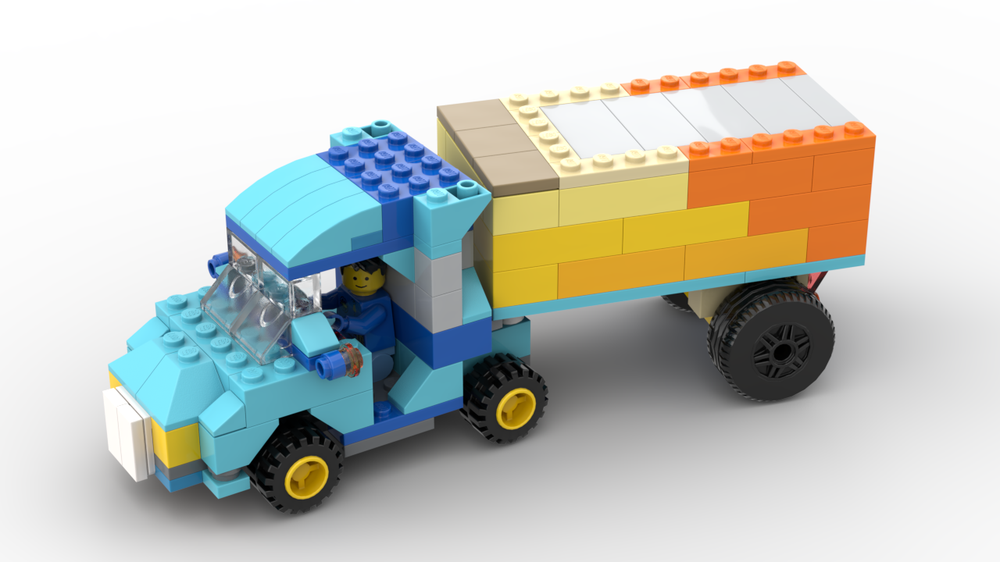 Lego 10698 Truck with semitrailer