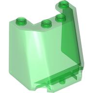 Lego Windscreen 3 x 4 x 3 / Trans-Green