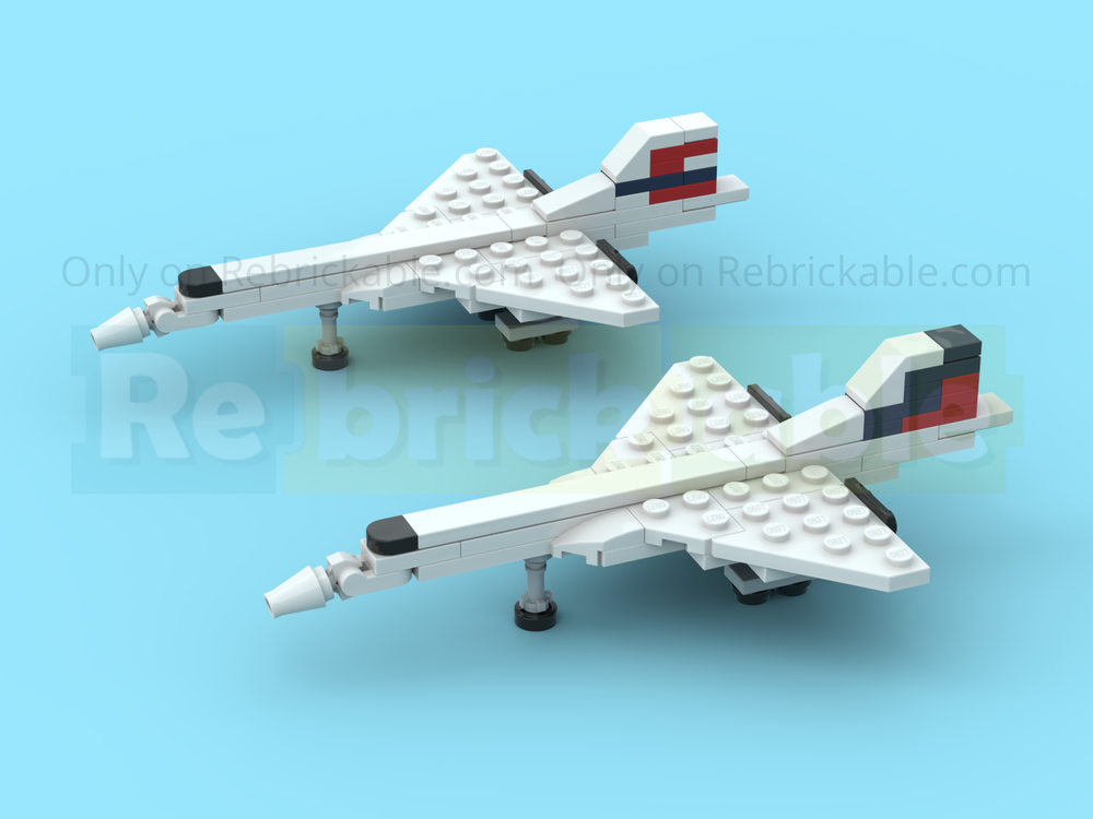 Lego Aerospatiale-BAC Concorde Bundle (1:400)