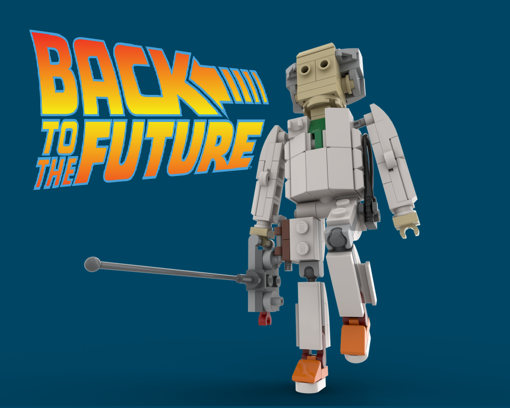 Lego Doc Emmett Brown with RC, Back to the future <=