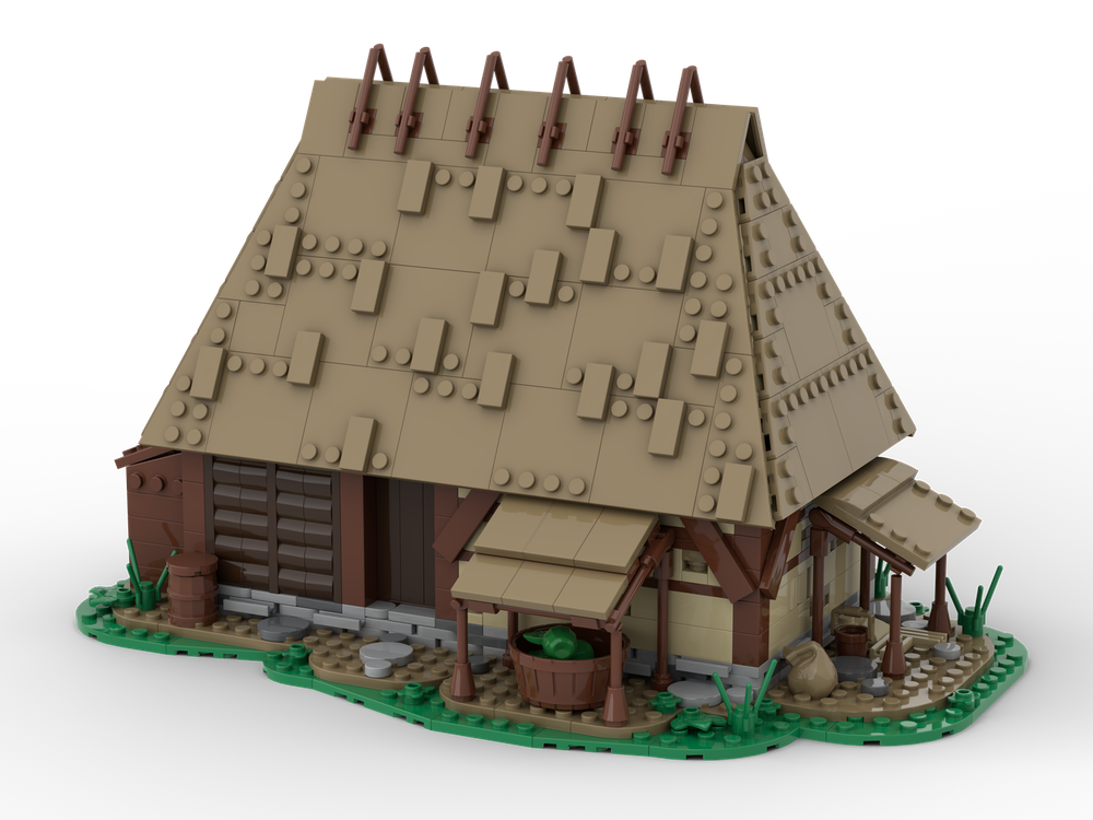 Lego Medieval Burgage Plot