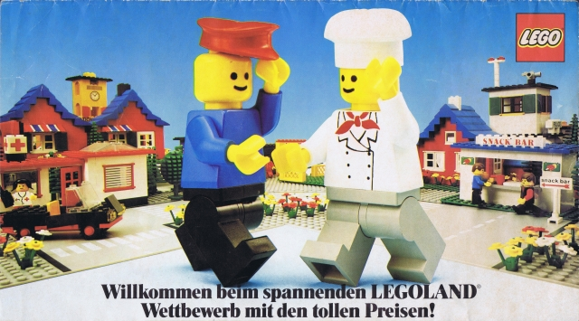 Lego 1980 Large German Foldout 30 x 17 cm (99.770-D)