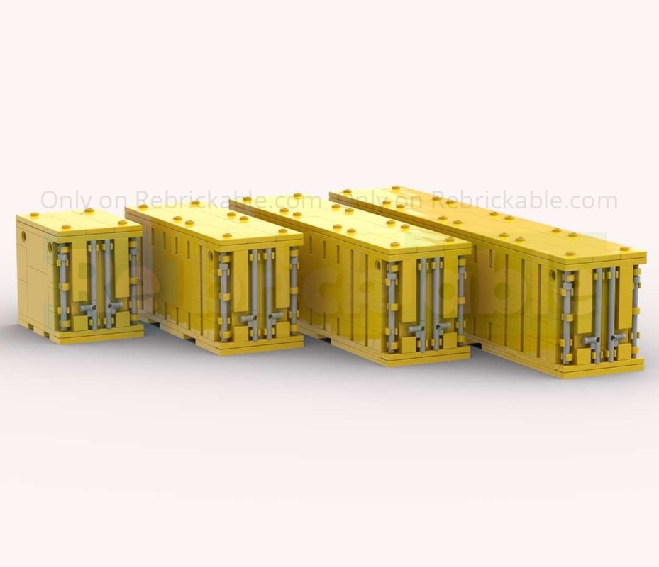 Lego 10Ft/20Ft/30Ft/40Ft ISO (ready for Labeles) Container