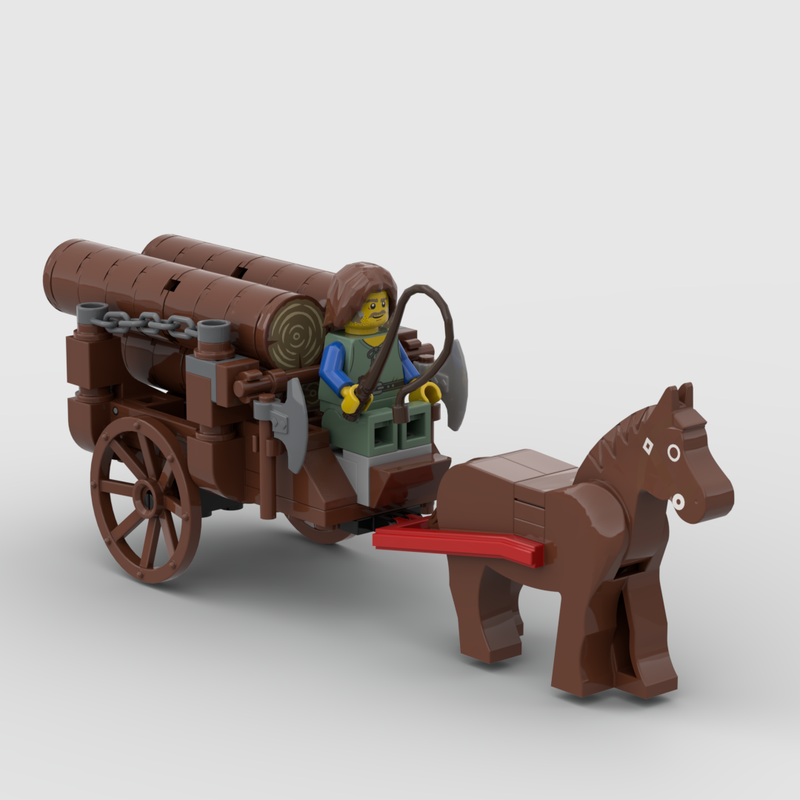Lego Lumberjack Wagon