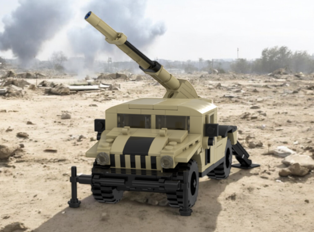 Lego Hawkeye humvee!