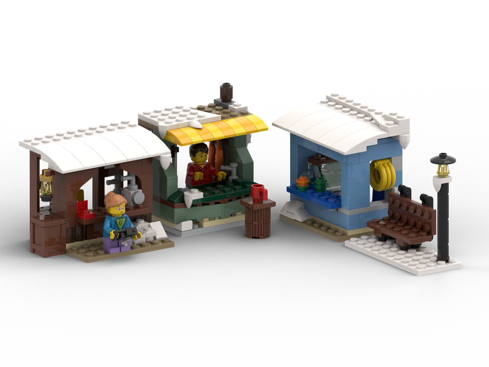 Lego 31093 Winter Market Stalls