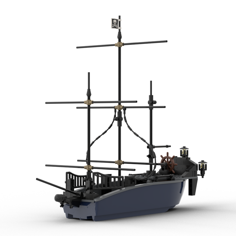Lego Black Pearl with Floating Hull