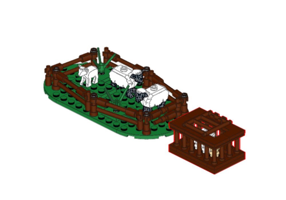 Lego Animal pens
