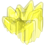 Lego Large Figure Armor, Crystal Cluster / Trans-Neon Green