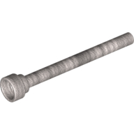 Lego Antenna 1 x 4 with Flat Top / Metallic Silver