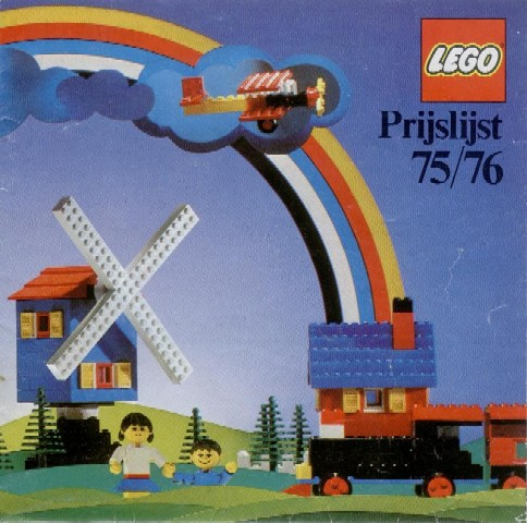 Lego 1975 Dutch Prijslijst 75/76 (98329-Ho)