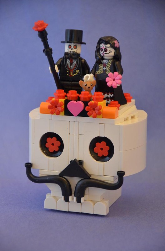 Lego Day of the Dead Skull