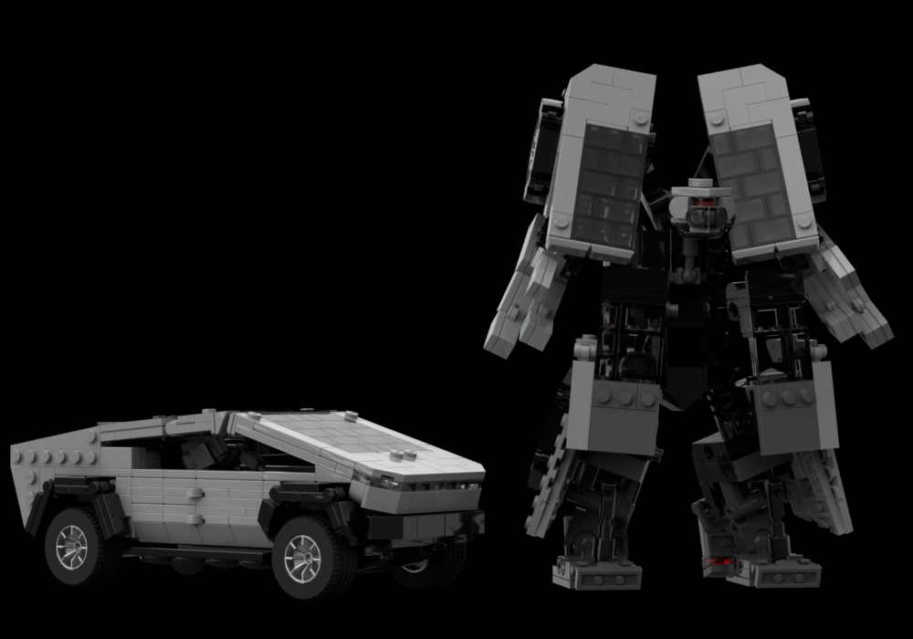 Lego Discharge Cybertruck Transformer (Abandoned Project)