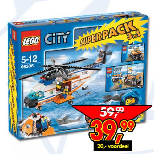 Lego City Coast Guard Super Pack 3 in 1