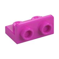 Lego Bracket 1 x 2 - 1 x 2 Inverted / Dark Pink