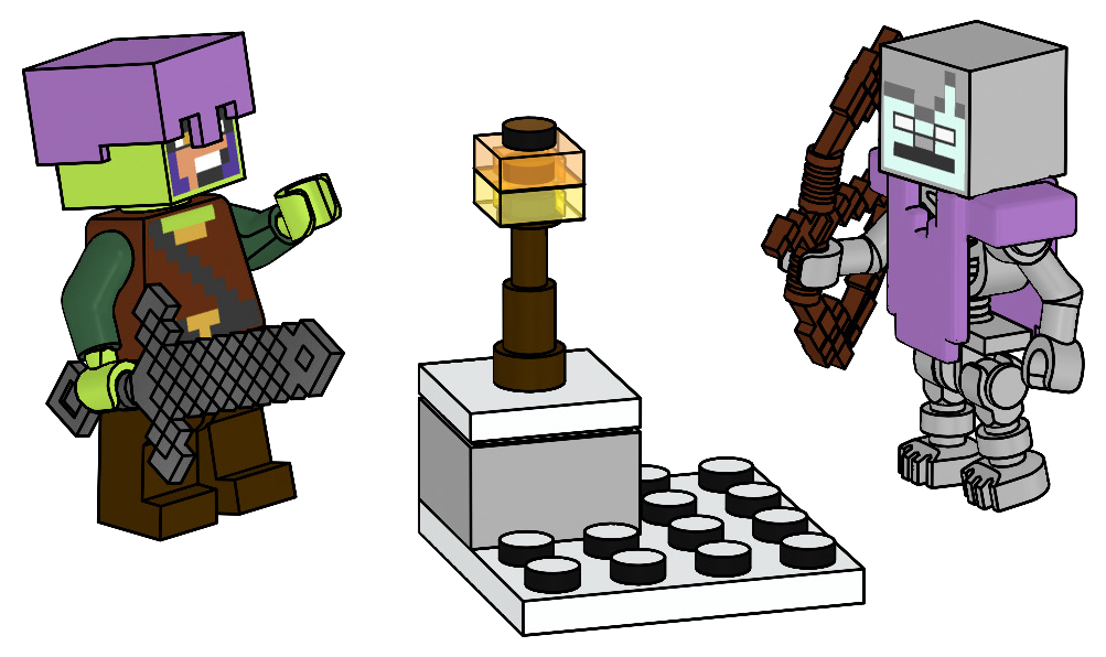 Lego Jungle Ranger and Stray