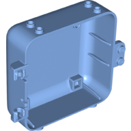 Lego Pod, Square 3 x 8 x 6 2/3 [Female] / Medium Blue