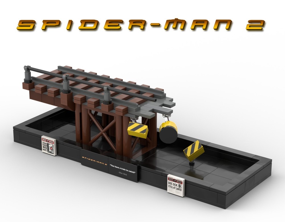 Lego Spider-Man 2 Train Diorama Upgrade
