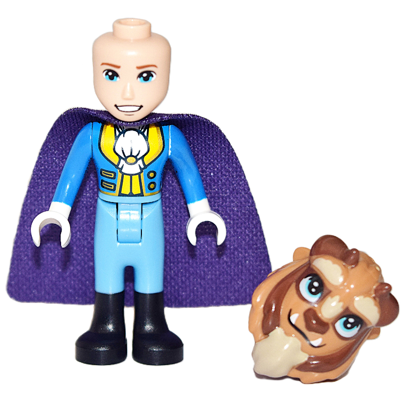 Lego Beast, Blue Jacket, Medium Blue Legs, Dark Purple Cape