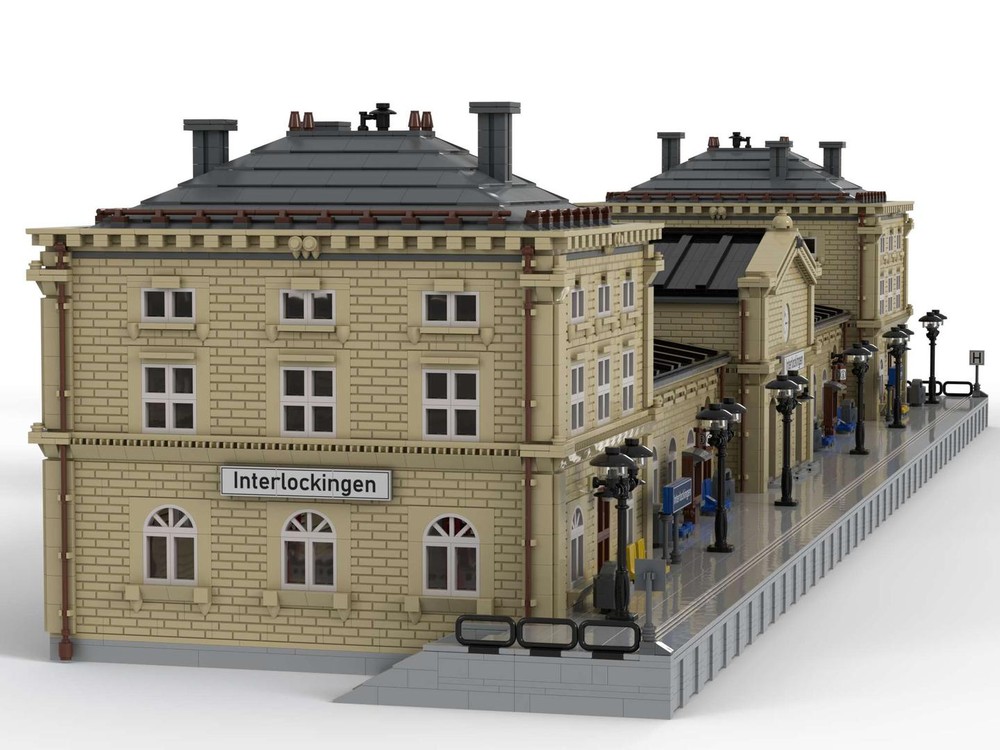 Lego Main Train Station "Interlockingen"