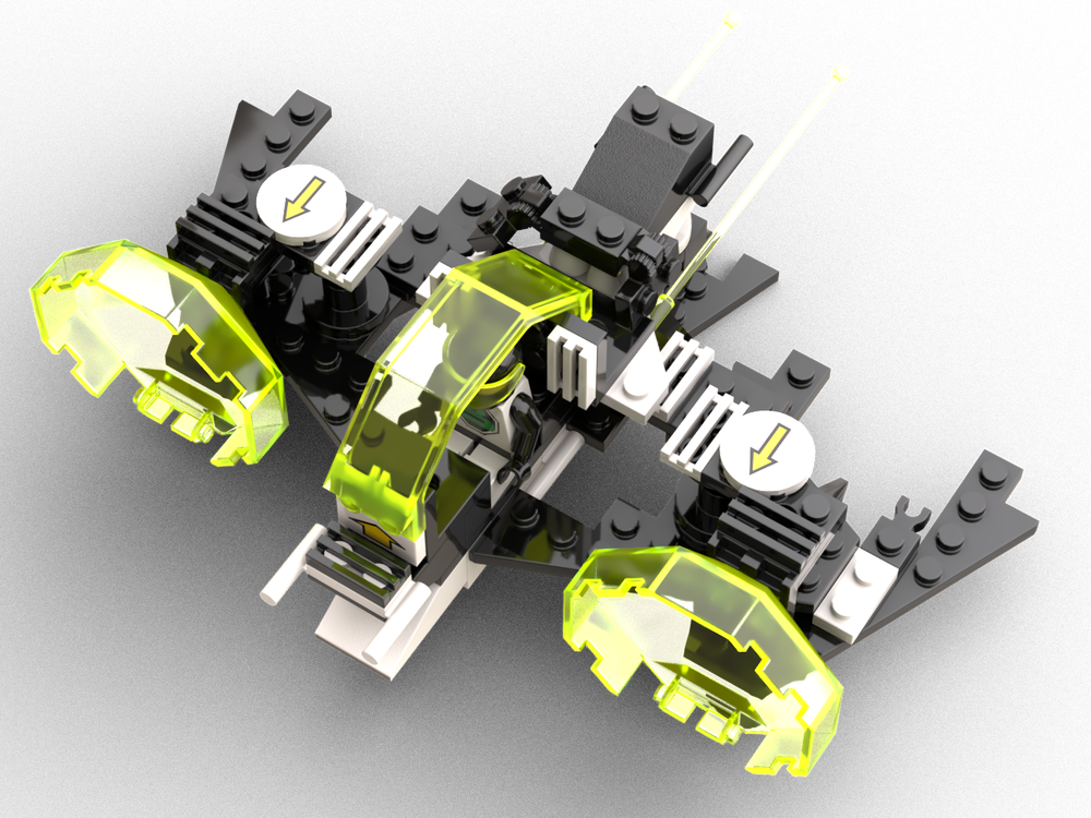 Lego Sonar Speeder - Blacktron 6887 Alternate