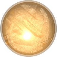 Lego Sphere with Opal Trans-Clear Core / Trans-Orange
