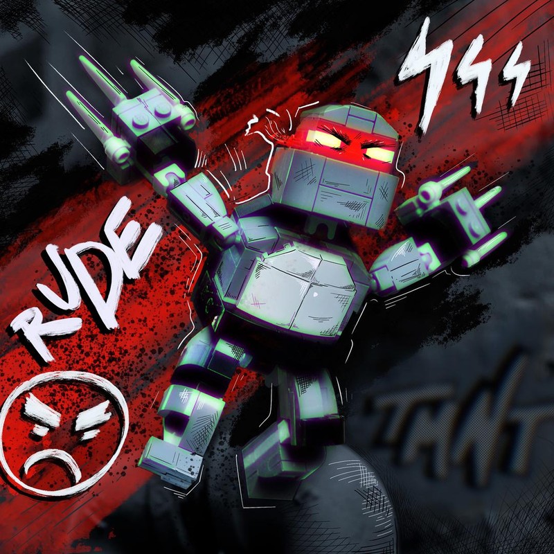 Lego PC-Turtle (Grayscale Red)