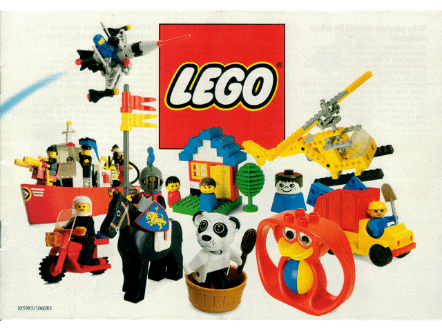 Lego 1984 Medium Overseas (105985/106085-OS (UK/F/E))