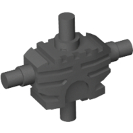 Lego Torso Mechanical, Bionicle / Pearl Dark Gray