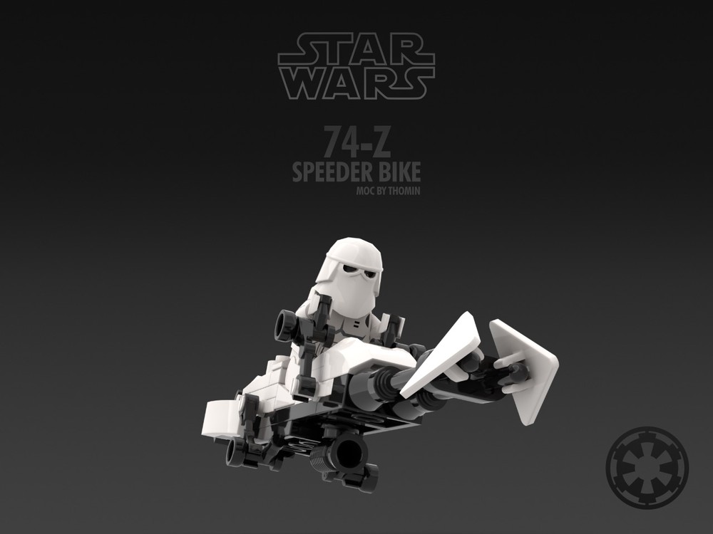 Lego 74-Z Speeder Bike (Snowtrooper Edition)