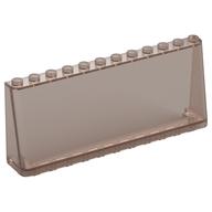 Lego Windscreen 2 x 12 x 4 / Trans-Brown