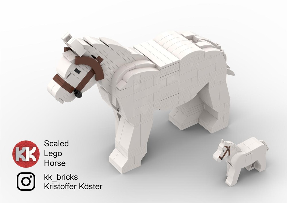 Lego Scaled Lego Horse