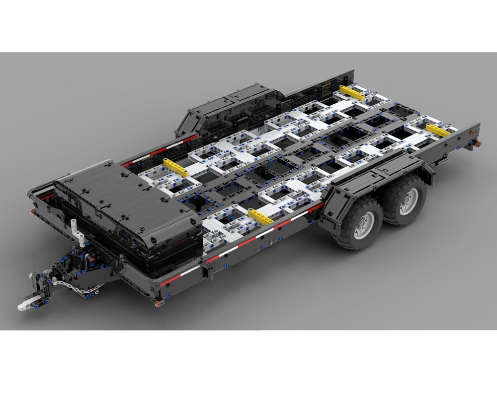 Lego 1/8 Car Trailer (5x7 Frame Version)