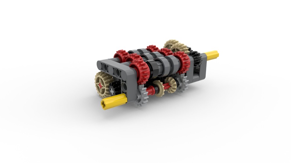 Lego 5-Speed + Reverse Gearbox
