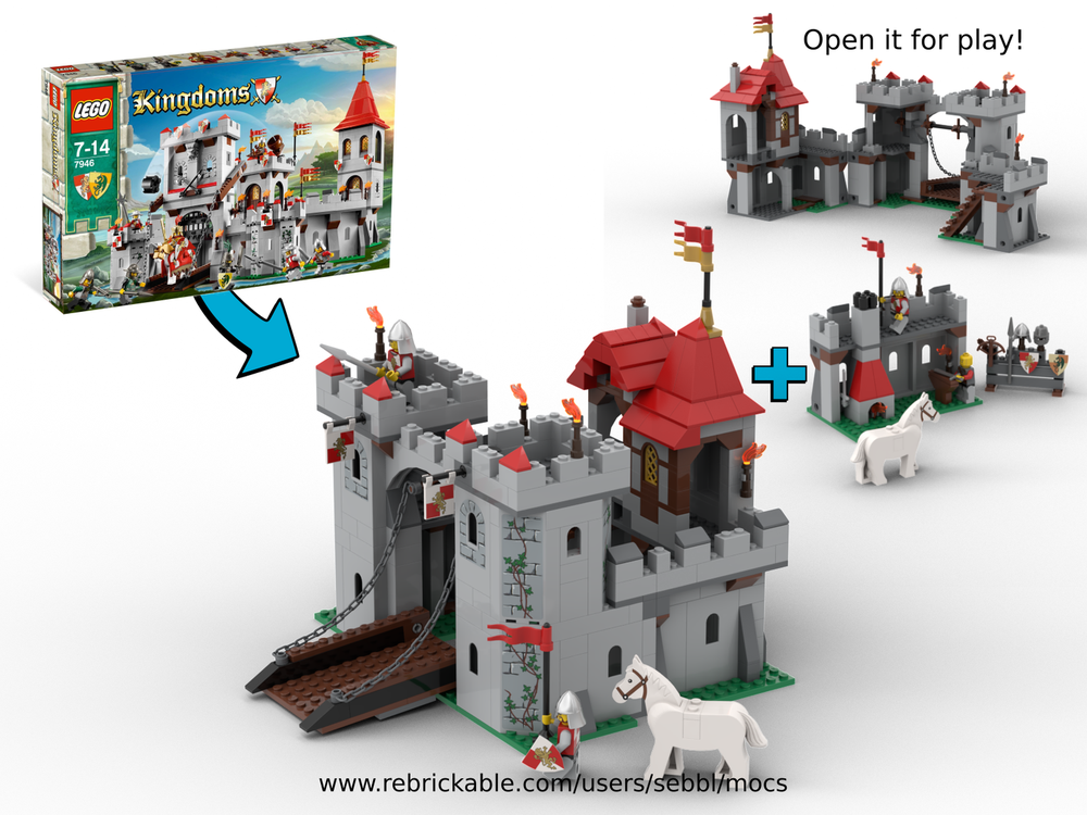 Lego 7946: Red Lion's Fortress