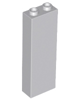 Lego Brick 1 x 2 x 5 / Light Bluish Gray