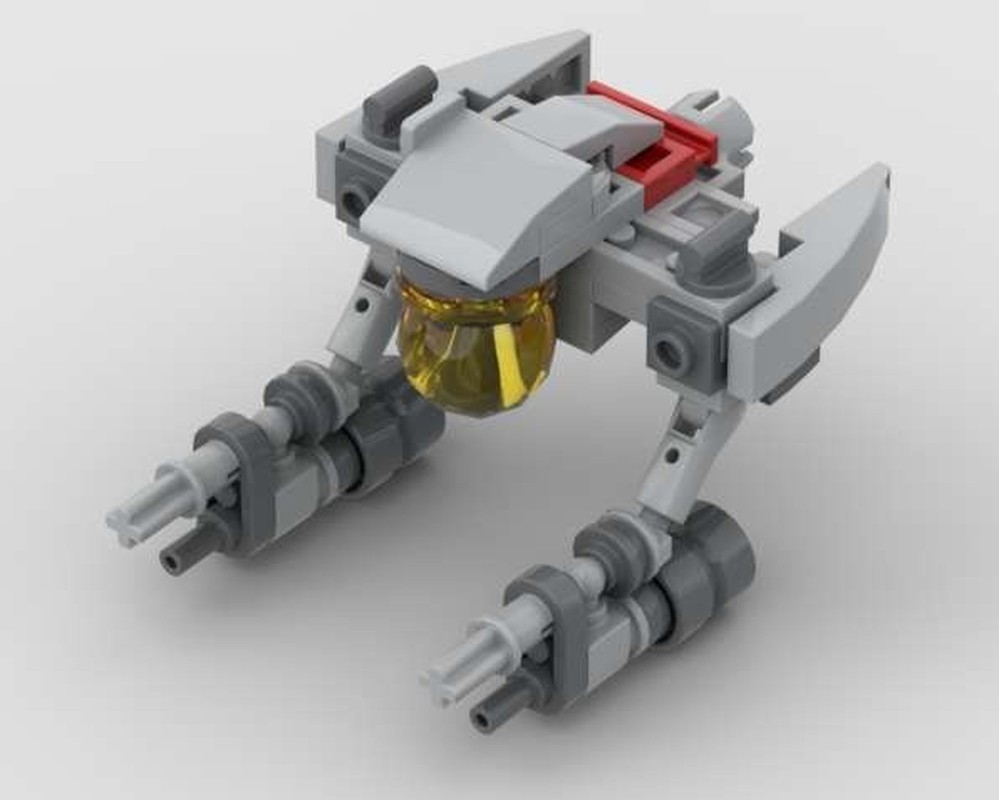 Lego Microfigure-scale Cowboy Bepop ships : Redtail