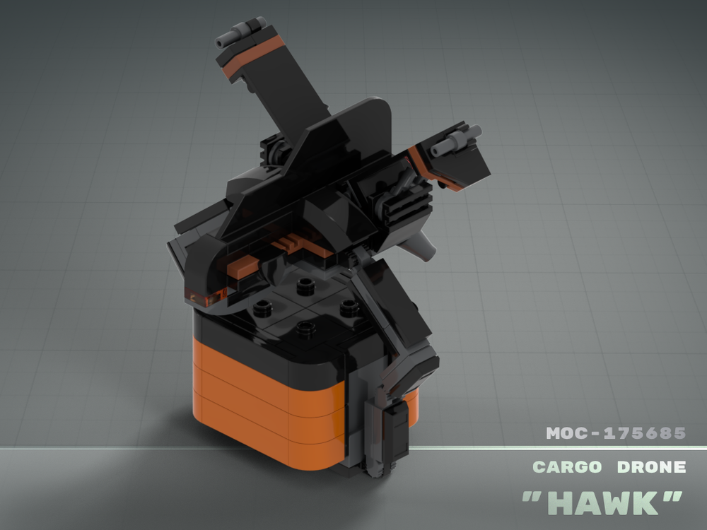Lego Cargo Drone "Hawk"