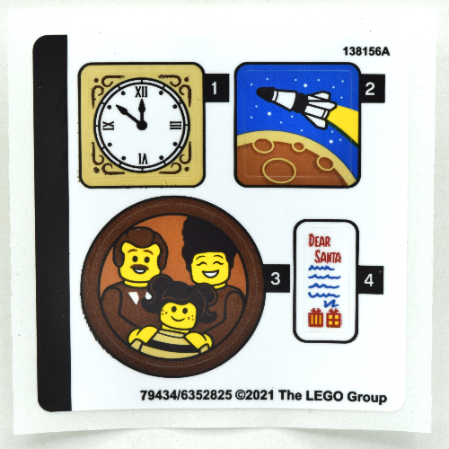 Lego Sticker Sheet for Set 10293-1