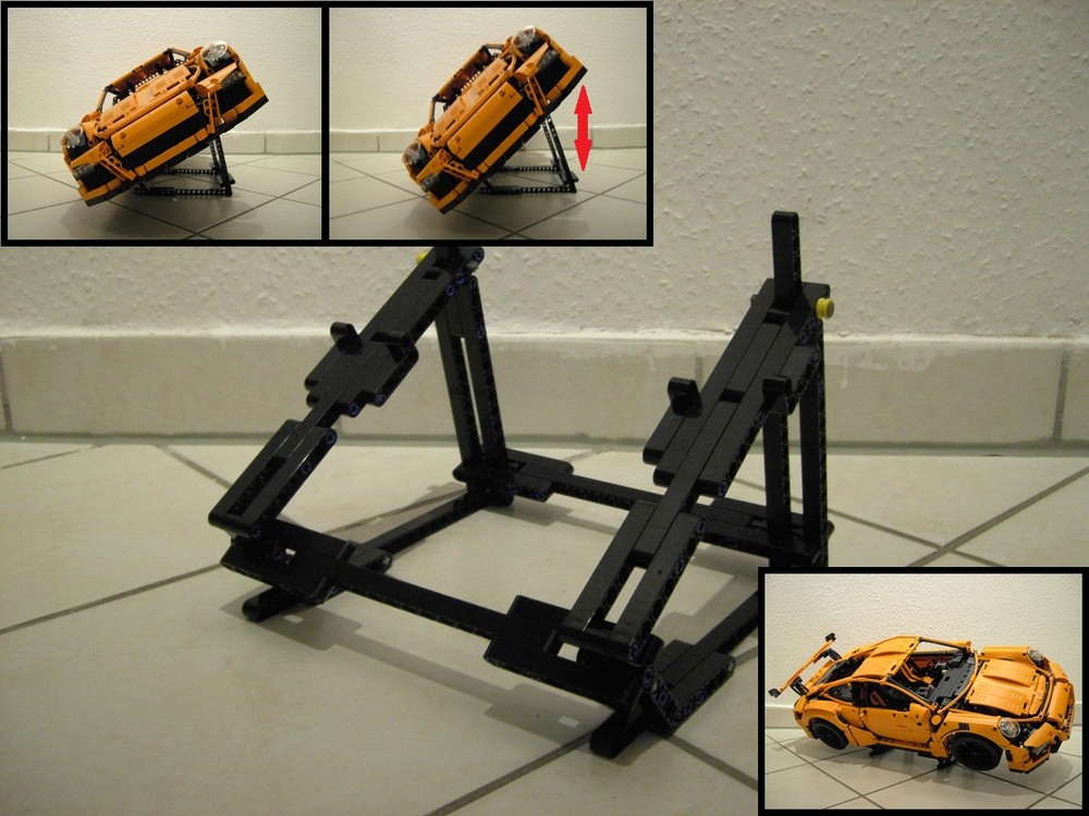 Lego Adjustable Side Vertical Stand for 42056 Porsche 911 GT3 RS