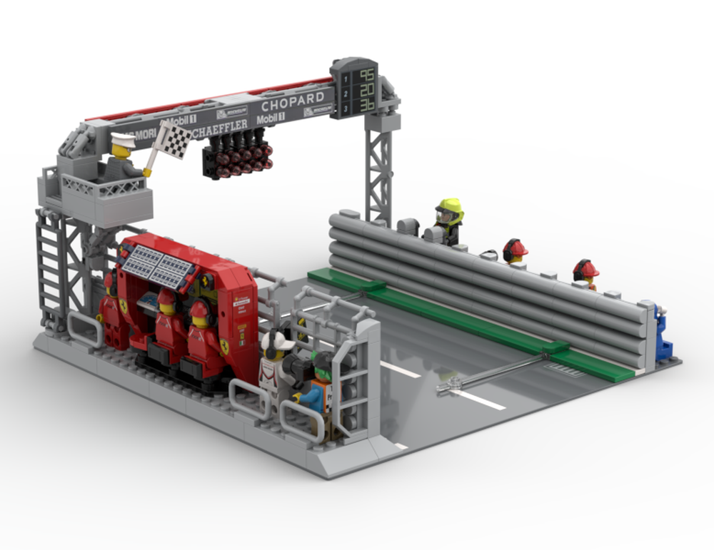 Lego Race Track Pit Straight