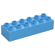 Lego Duplo Brick 2 x 6 / Medium Blue