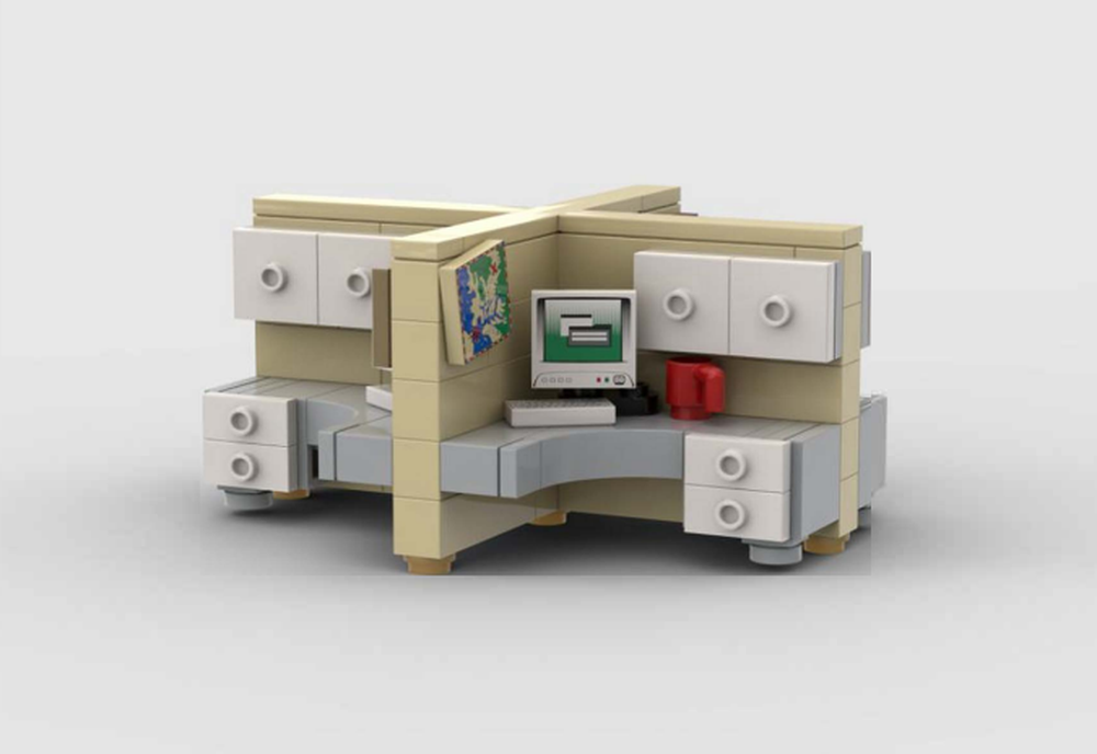 Lego Office Building Cubicle