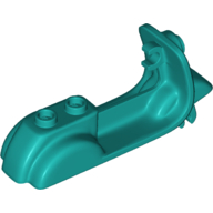 Lego Vehicle Body, Scooter / Dark Turquoise