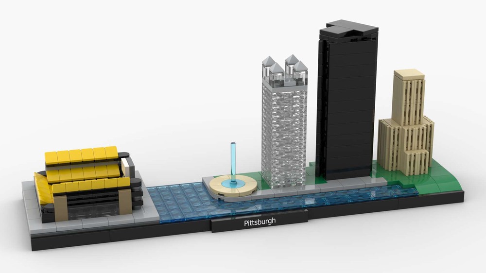 Lego Pittsburgh Skyline